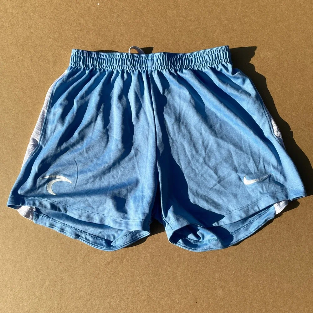 Nike Shorts Women XS Light Blue Surfing Running AJ1243-448 Dri-FIT Athletic